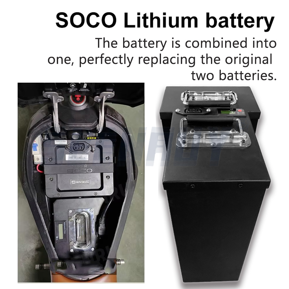 Super Soco TC TS Большой аккум – обзор и цена 72V 30Ah Lifepo4 Battery Pack