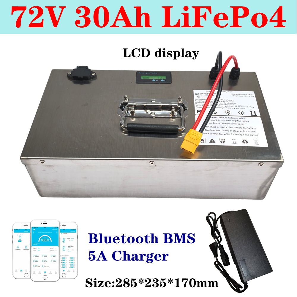 Модернизированный аккумулятор  – обзор и цена 72V 30Ah Lifepo4 Battery Pack