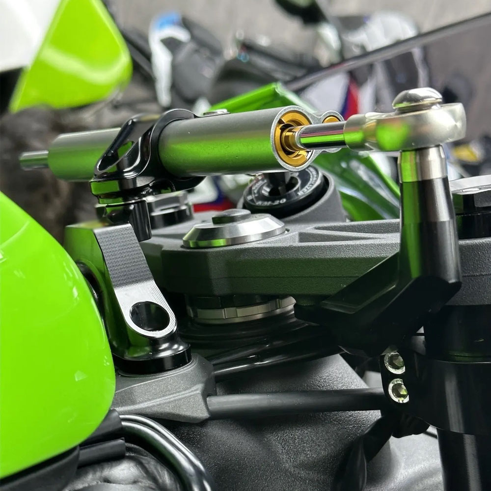 Для Kawasaki Ninja ZX-6R 2024: – обзор и цена Steering Damper Stabilizer Kit Cnc
