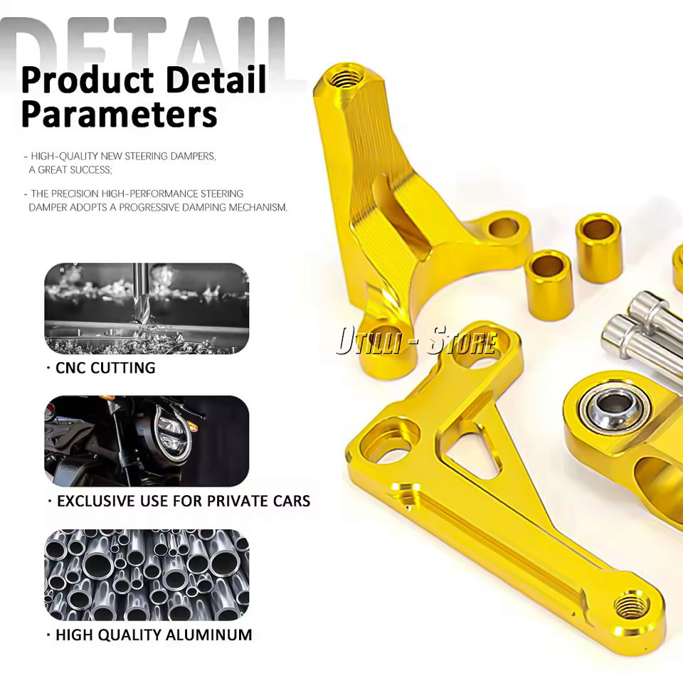 Демпферы рулевого управления д – обзор и цена Steering Damper Stabilizer Kit Cnc