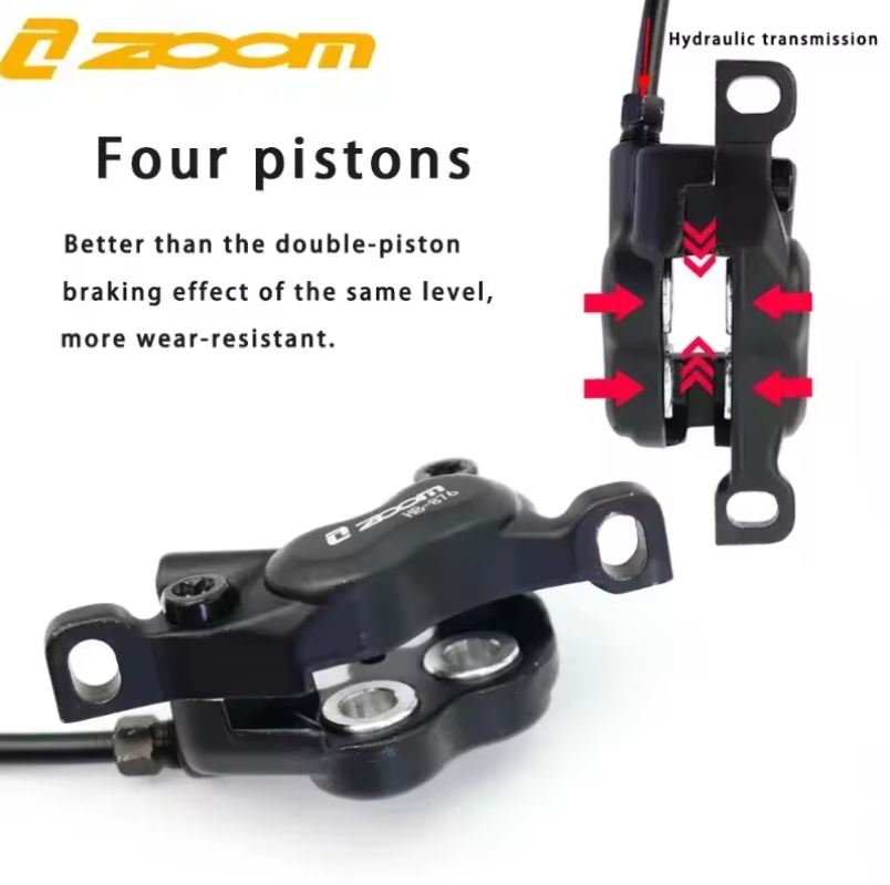 ZOOM HB-876E электронный велос – обзор и цена Zoom Hydraulic Brake 4 Piston E-Scooter