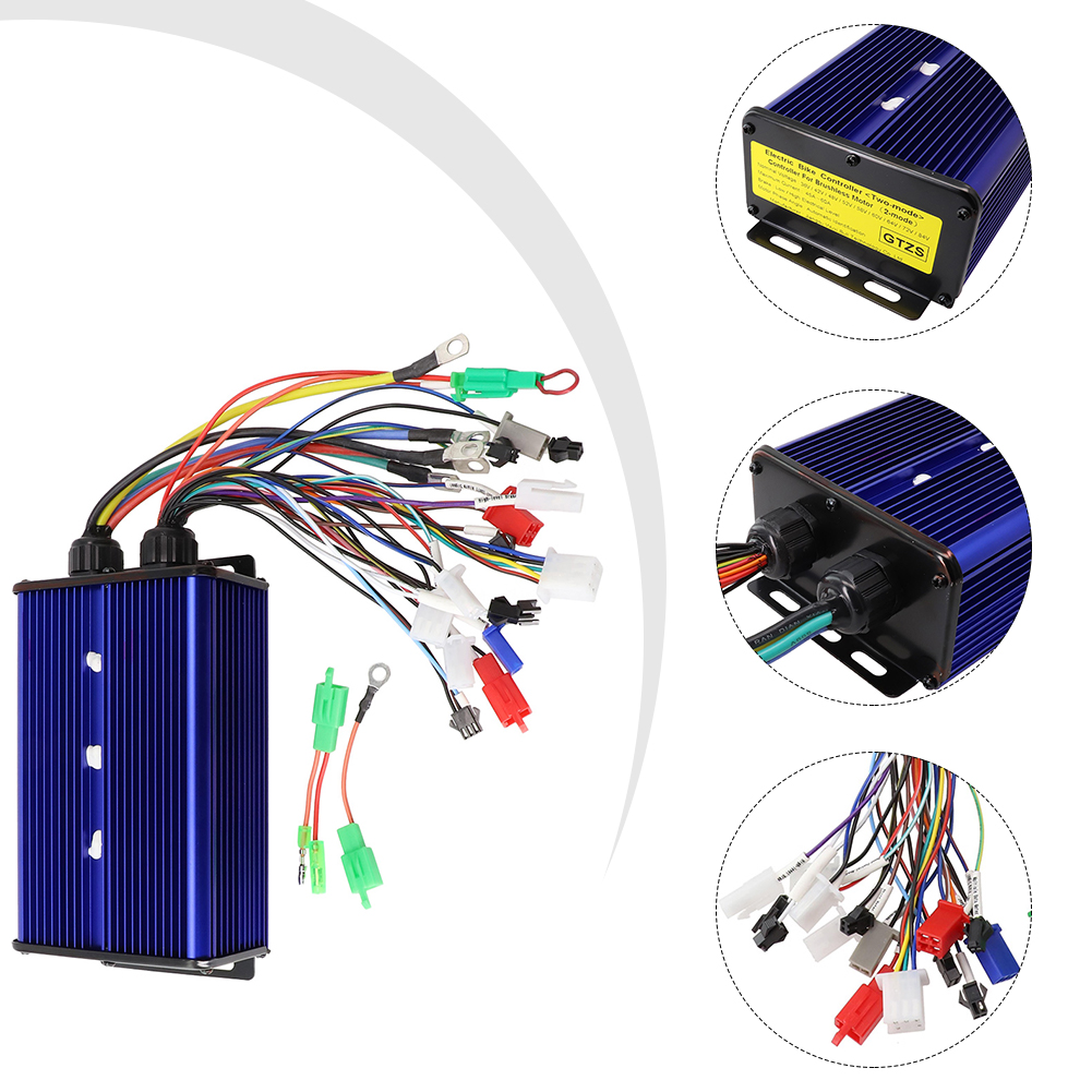 36 В 48 В 60 В 72 В 1800 Вт бе – обзор и цена 72V 45A Dual Controller