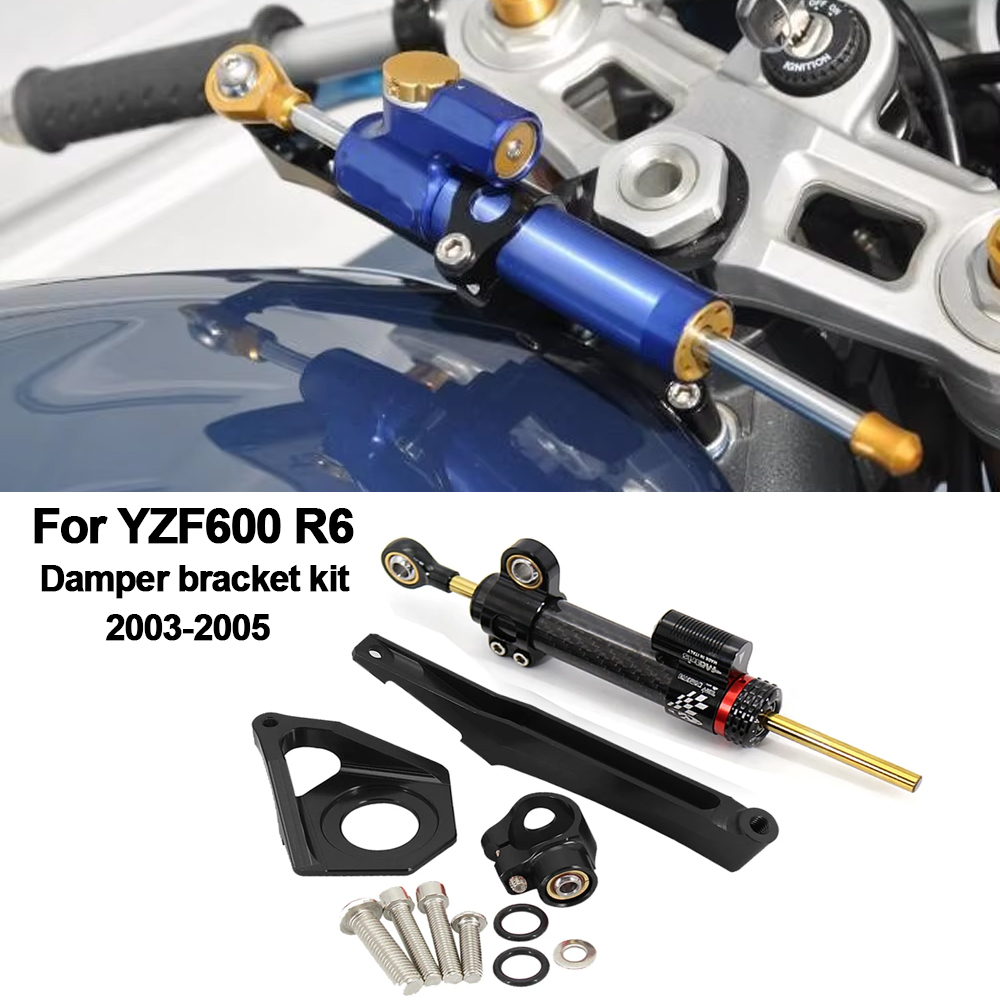 Для YAMAHA YZF600 R6 2003-2005 – обзор и цена Steering Damper Stabilizer Kit Cnc