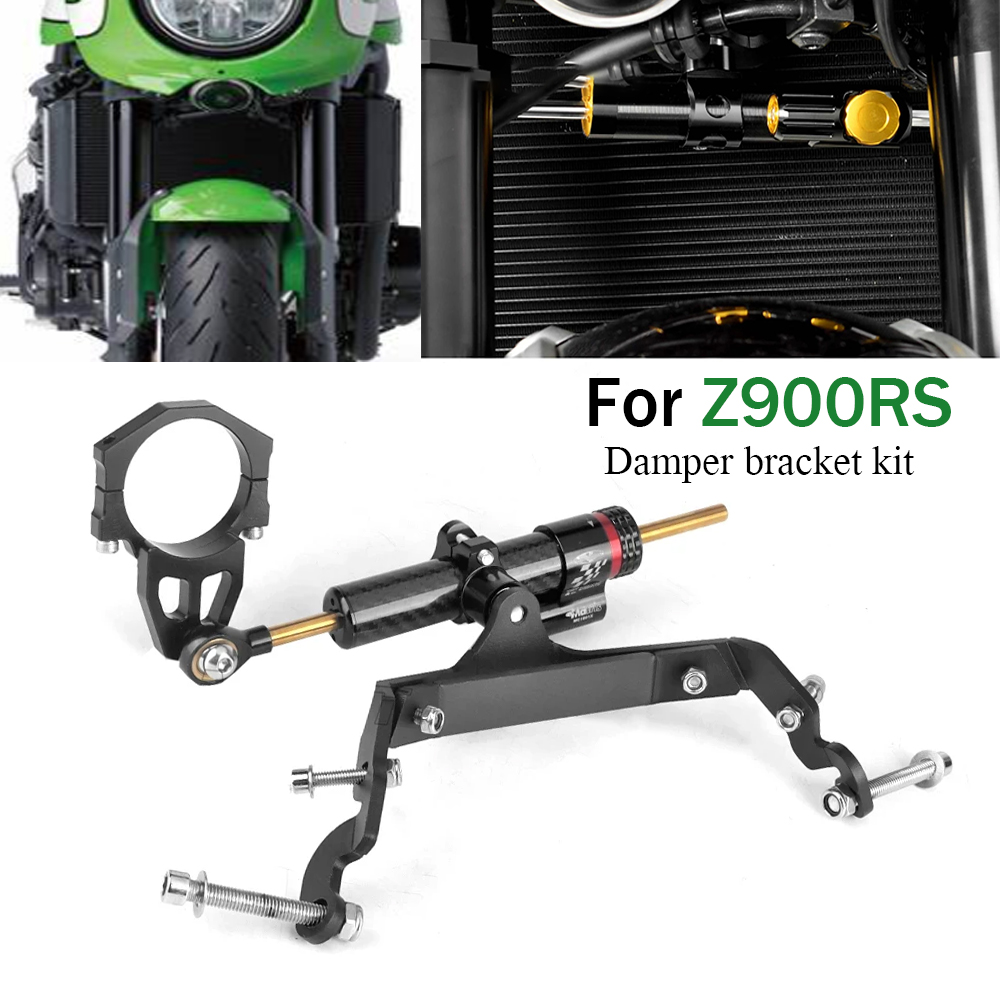 Для Kawasaki Z900RS z900rs Z90 – обзор и цена Steering Damper Stabilizer Kit Cnc